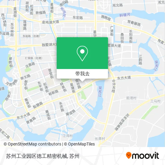 苏州工业园区德工精密机械地图