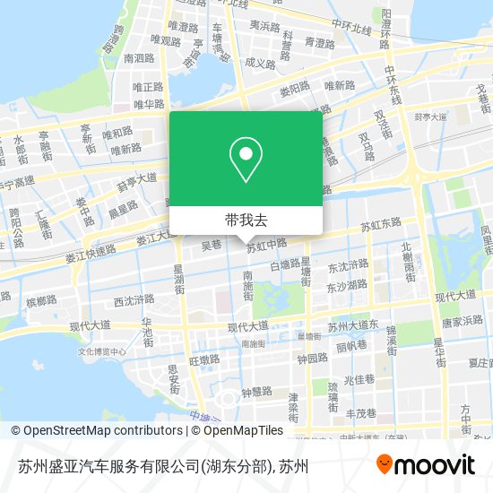 苏州盛亚汽车服务有限公司(湖东分部)地图