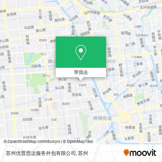 苏州优普思达服务外包有限公司地图