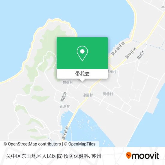 吴中区东山地区人民医院-预防保健科地图