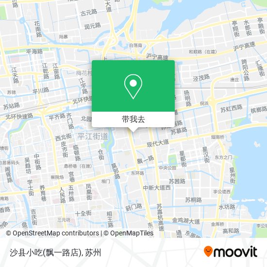 沙县小吃(飘一路店)地图