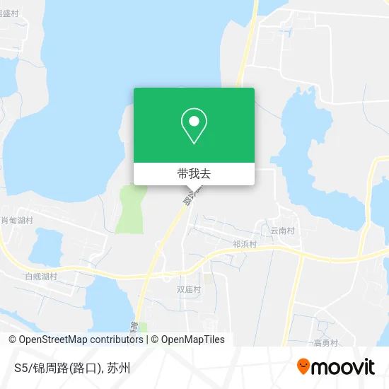 S5/锦周路(路口)地图