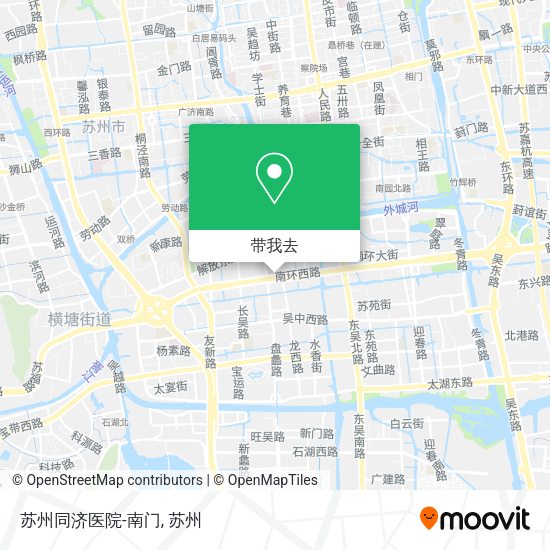 苏州同济医院-南门地图
