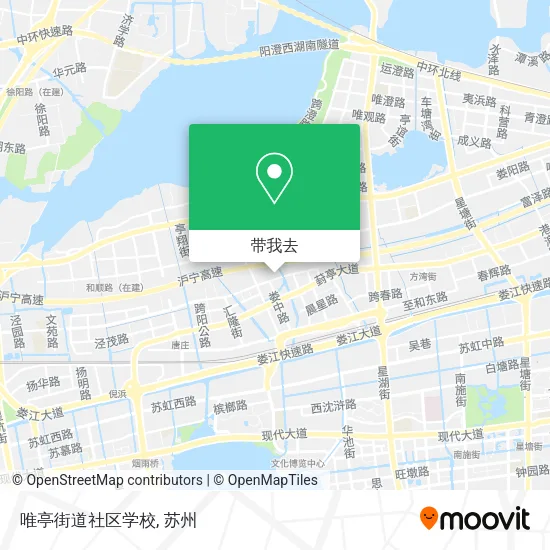 唯亭街道社区学校地图