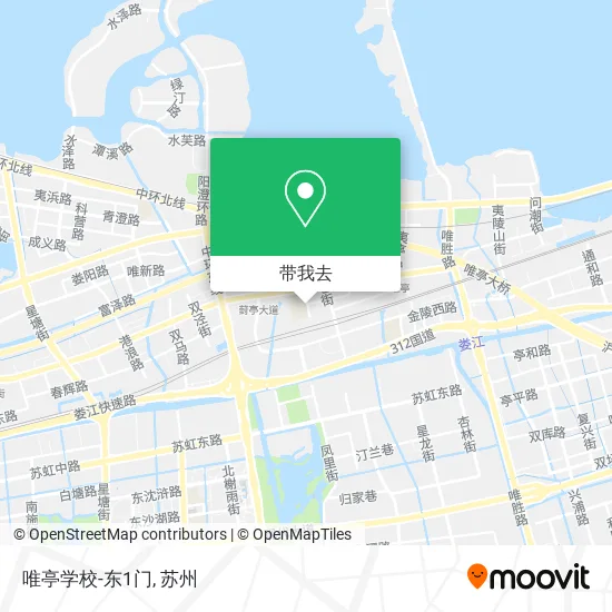 唯亭学校-东1门地图