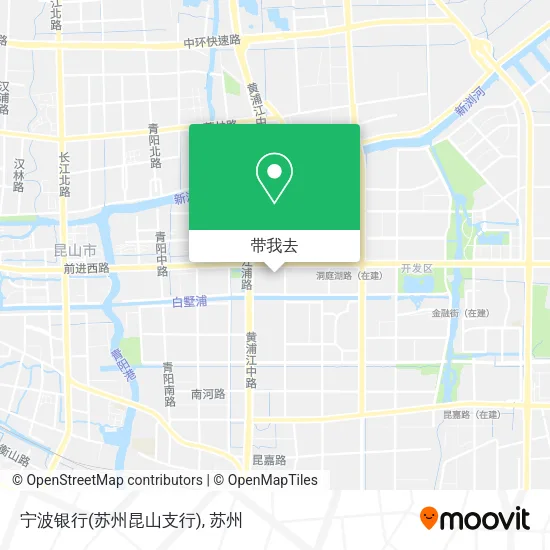 宁波银行(苏州昆山支行)地图