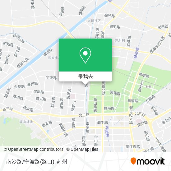 南沙路/宁波路(路口)地图