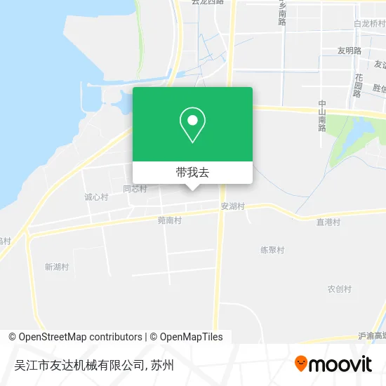 吴江市友达机械有限公司地图
