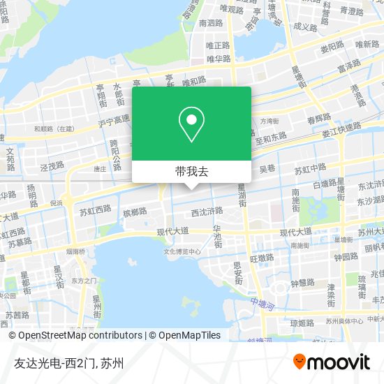 友达光电-西2门地图