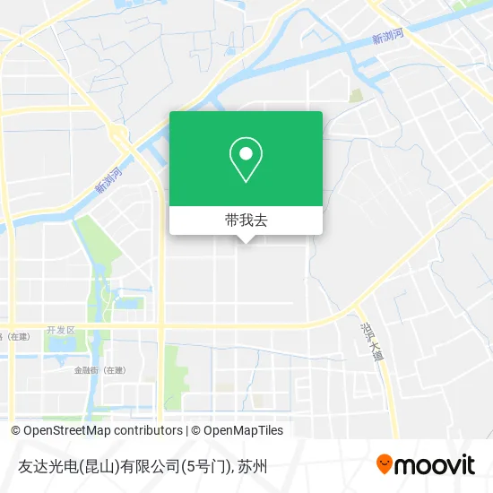 友达光电(昆山)有限公司(5号门)地图