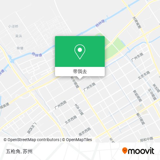 五枪角地图