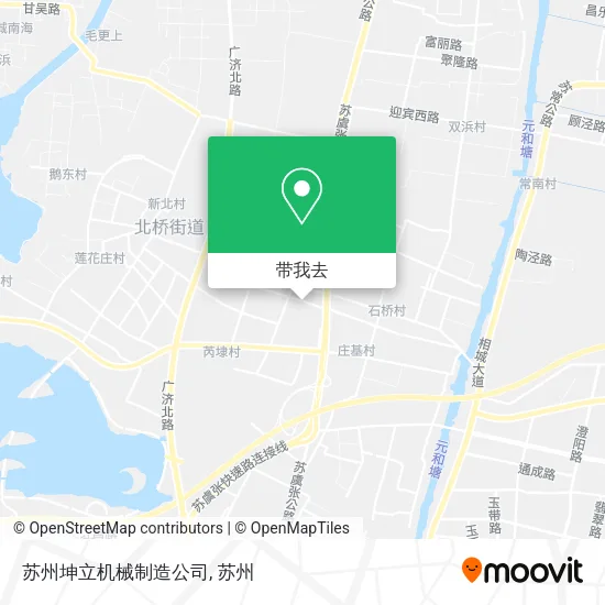 苏州坤立机械制造公司地图