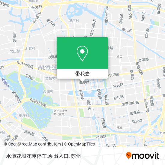 水漾花城花苑停车场-出入口地图