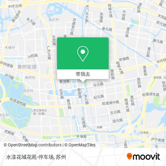 水漾花城花苑-停车场地图