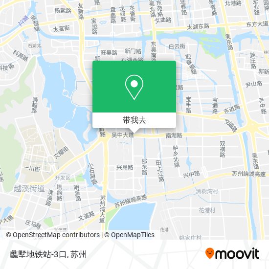 蠡墅地铁站-3口地图