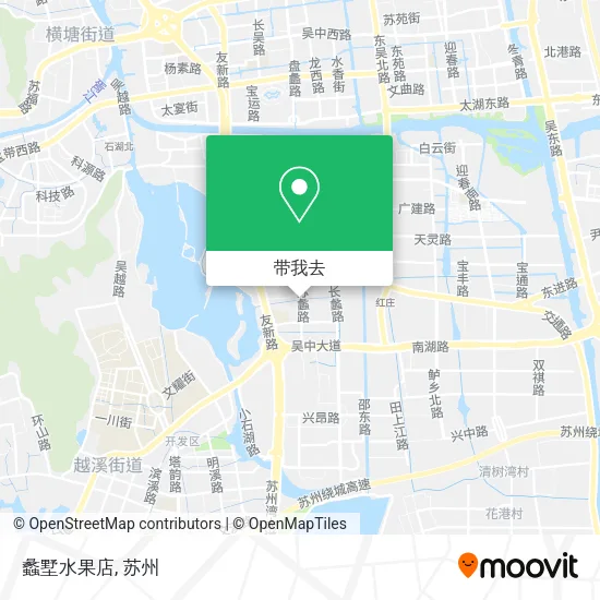 蠡墅水果店地图