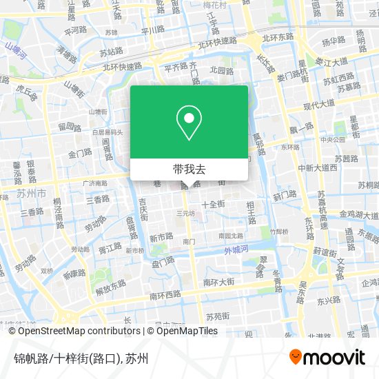锦帆路/十梓街(路口)地图