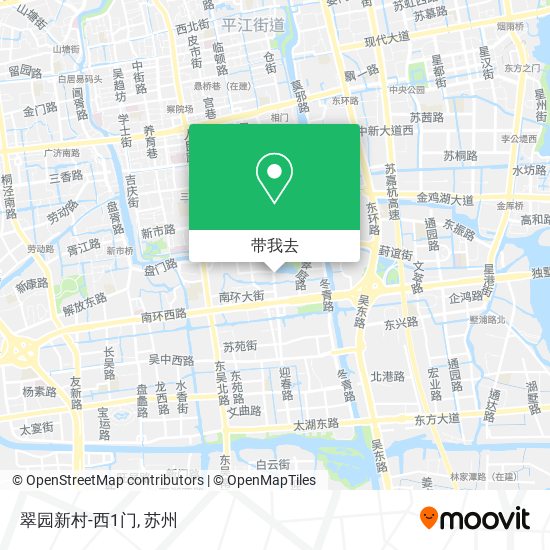 翠园新村-西1门地图