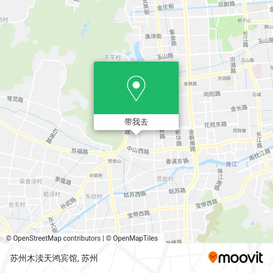 苏州木渎天鸿宾馆地图