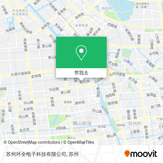 苏州环全电子科技有限公司地图