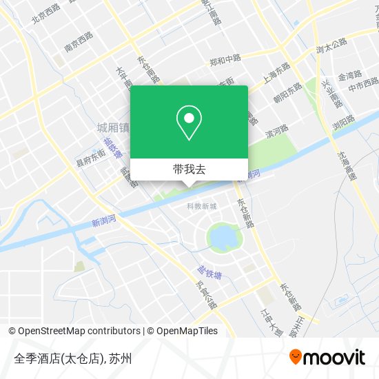 全季酒店(太仓店)地图