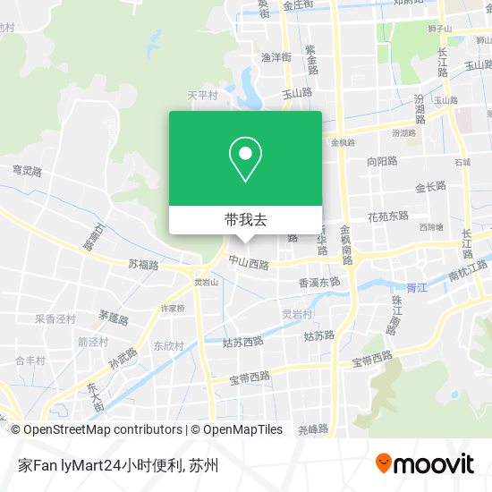 家Fan lyMart24小时便利地图