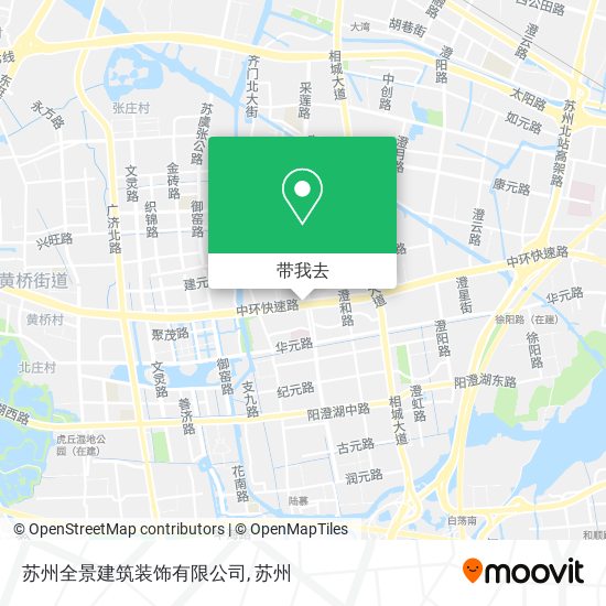 苏州全景建筑装饰有限公司地图