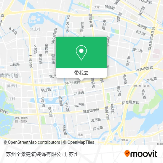 苏州全景建筑装饰有限公司地图