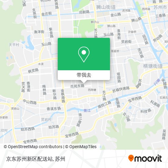 京东苏州新区配送站地图