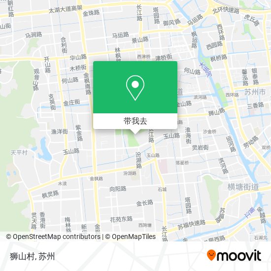 狮山村地图