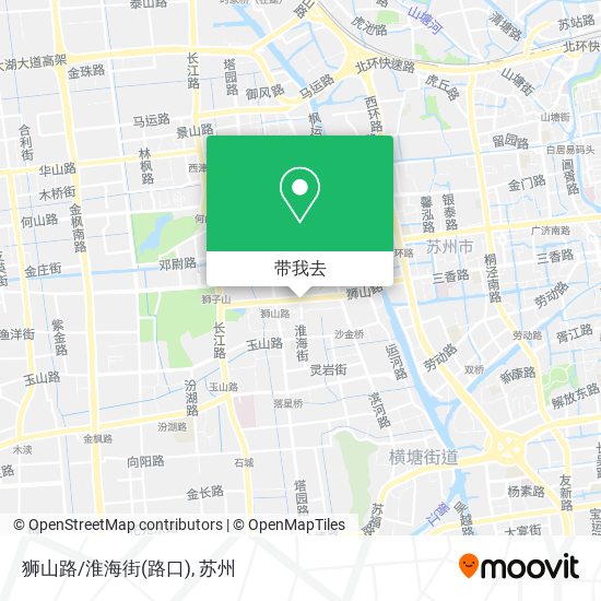 狮山路/淮海街(路口)地图
