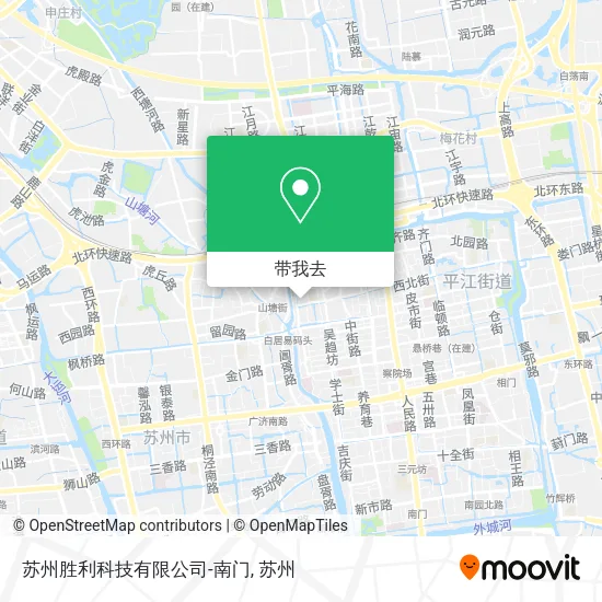 苏州胜利科技有限公司-南门地图