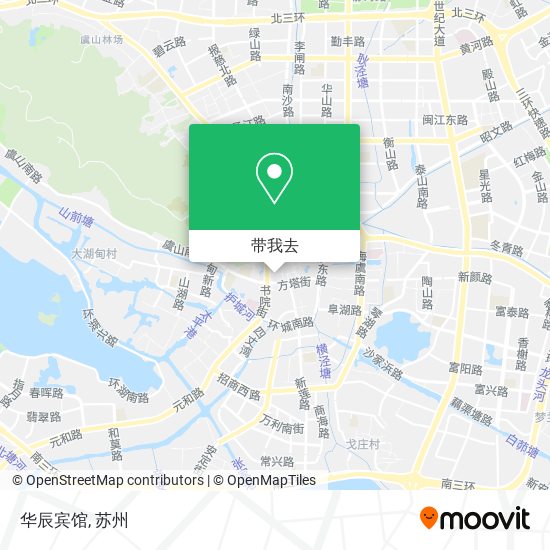 华辰宾馆地图