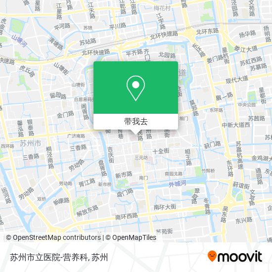苏州市立医院-营养科地图