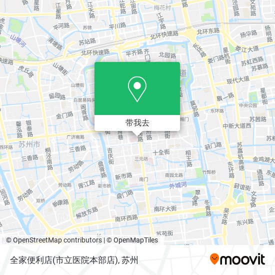 全家便利店(市立医院本部店)地图