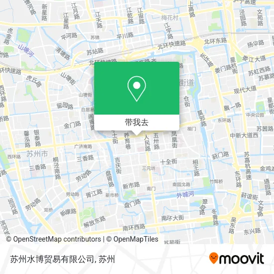 苏州水博贸易有限公司地图