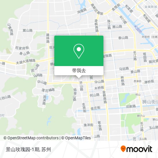 景山玫瑰园-1期地图