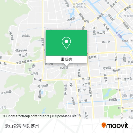 景山公寓-3栋地图