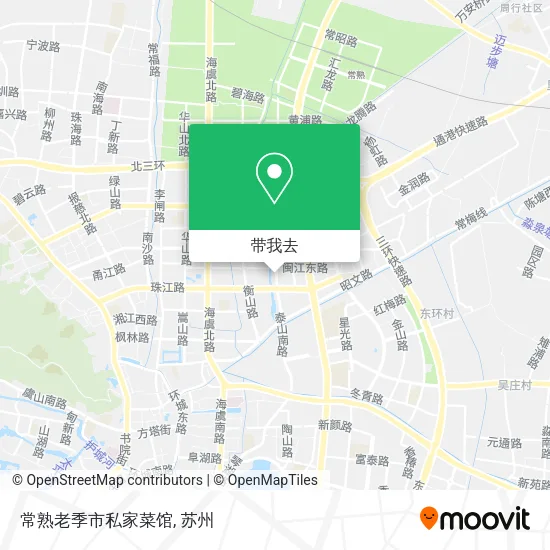 常熟老季市私家菜馆地图