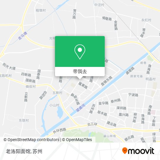 老洛阳面馆地图