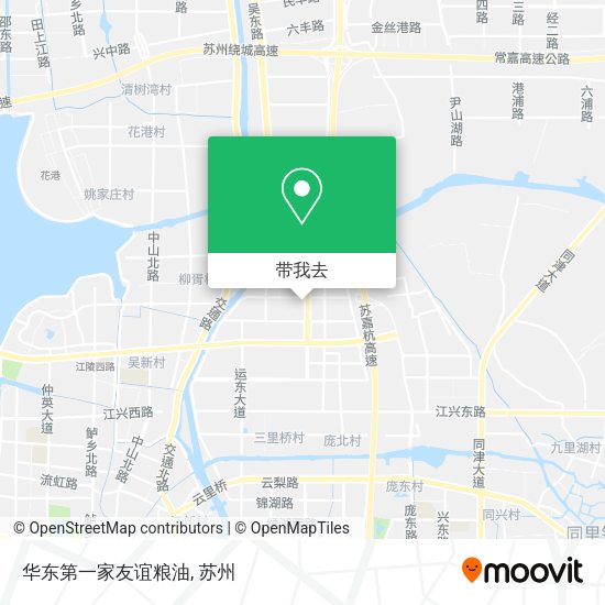 华东第一家友谊粮油地图