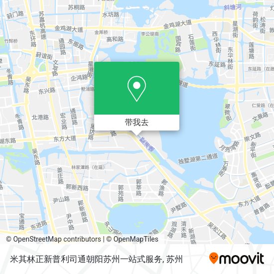 米其林正新普利司通朝阳苏州一站式服务地图