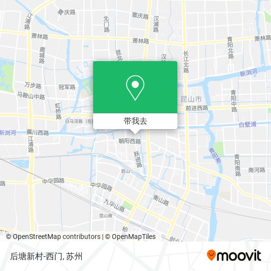 后塘新村-西门地图