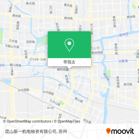 昆山新一机电物资有限公司地图