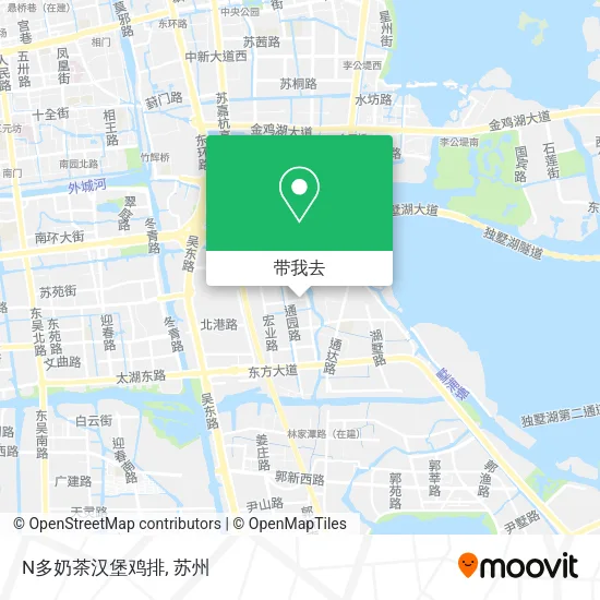 N多奶茶汉堡鸡排地图