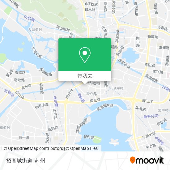 招商城街道地图