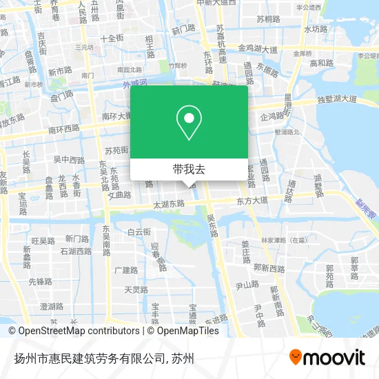 扬州市惠民建筑劳务有限公司地图