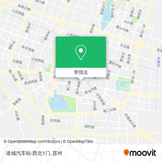 港城汽车站-西北1门地图