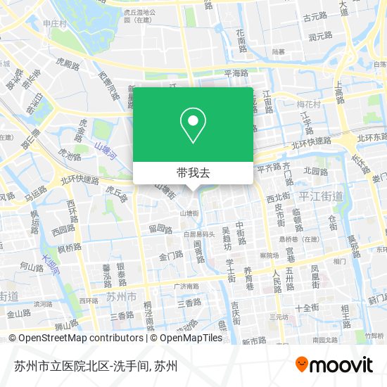 苏州市立医院北区-洗手间地图