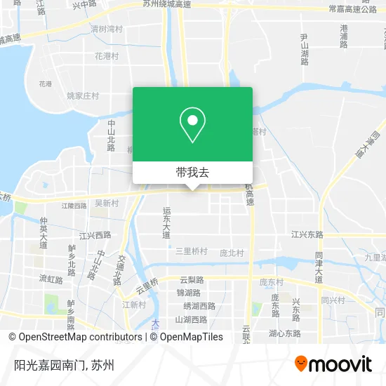 阳光嘉园南门地图